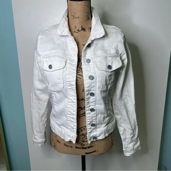 #339 KUT From The KLOTH Evereve Denim Jacket size L - Picture 2 of 12